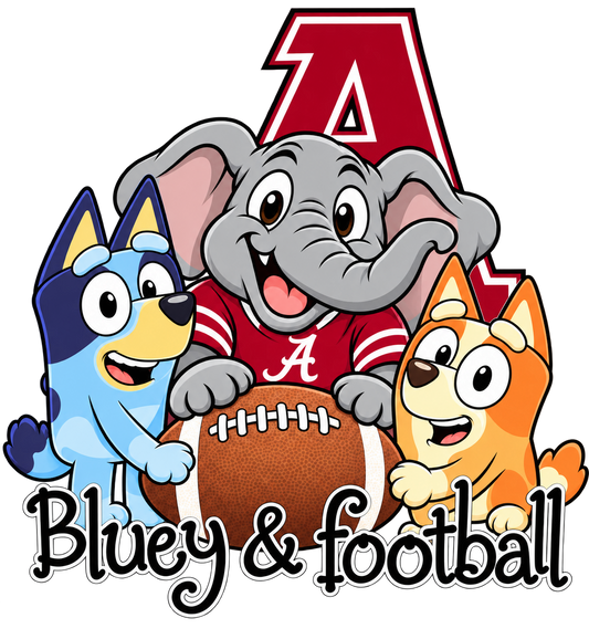 Original Crimson Elephant Football Friends Kids Shirt & Bodysuit artwork