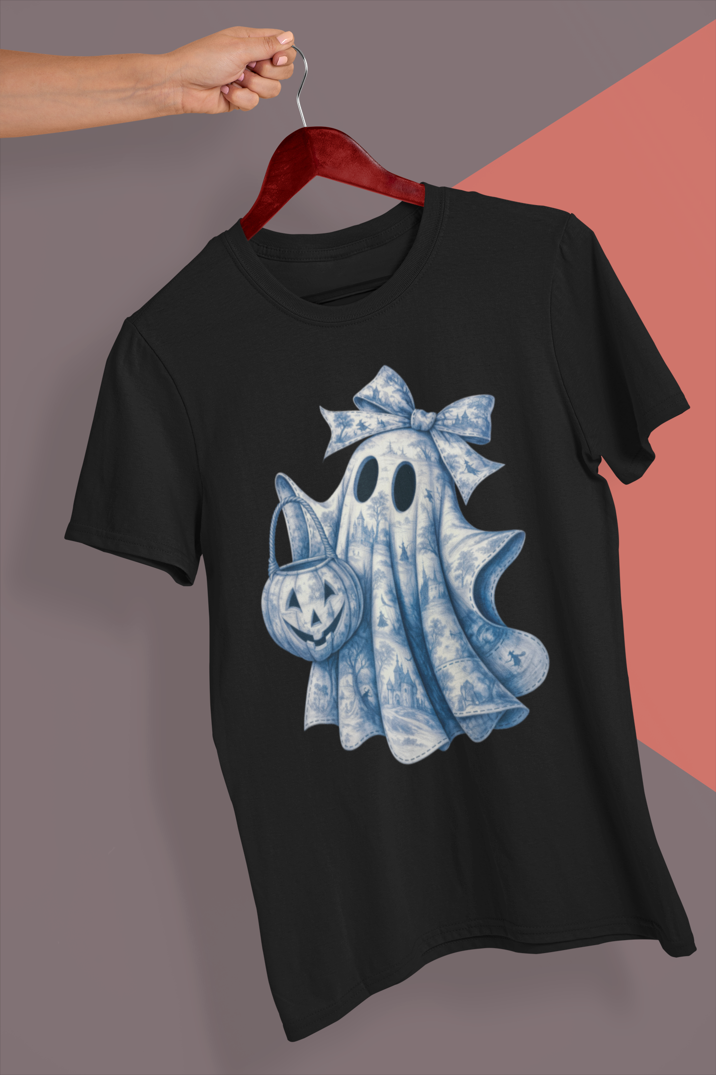 Blue Floral Ghost