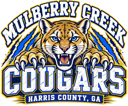 Mulberry Creek Cougars Spirit Adult Shirt original artwork
