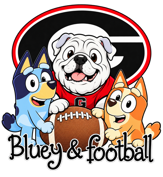 Original Red Bulldog Football Friends Kids Shirt & Bodysuit artwork