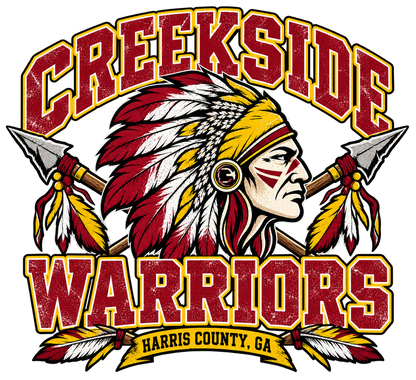 Creekside Warriors Heritage Adult Shirt original artwork