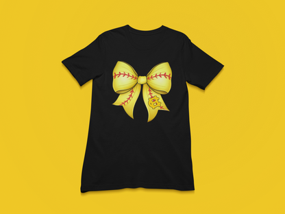 Harris County Softball Bow Shirt