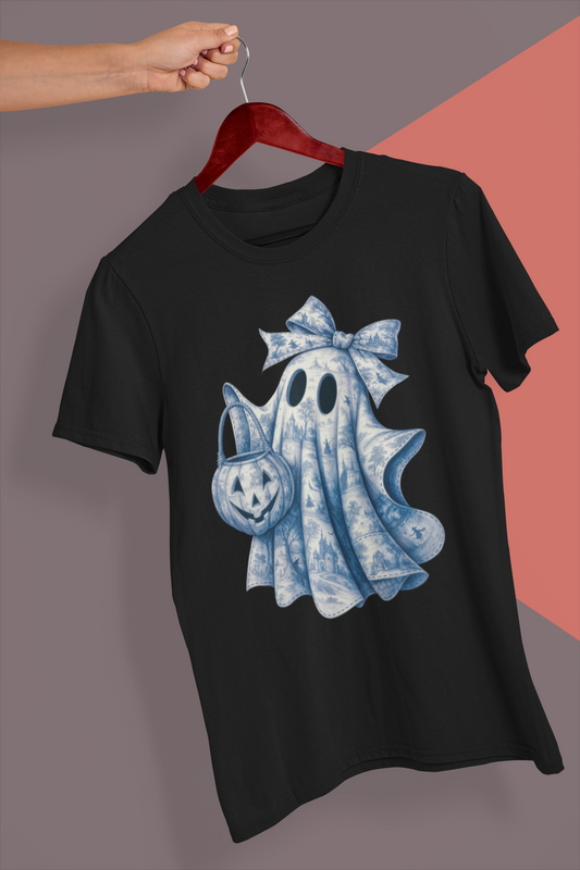 Blue Floral Ghost