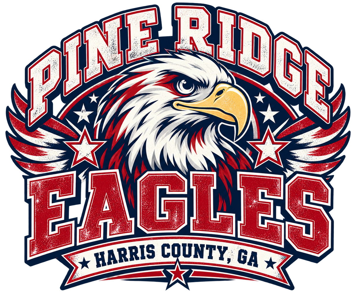 Pine Ridge Eagles vintage crest artwork